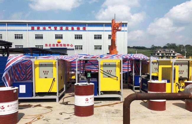 旭展石油管道坡口機應用案例